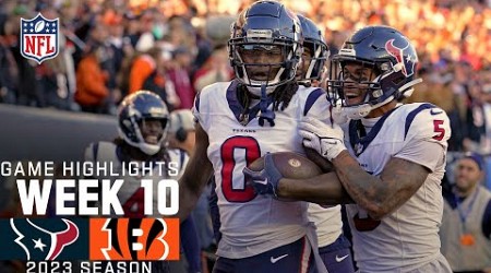 Houston Texans vs. Cincinnati Bengals Game Highlights | NFL 2023 Week 10