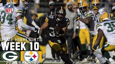 Green Bay Packers vs. Pittsburgh Steelers | 2023 Week 10 Game Highlights