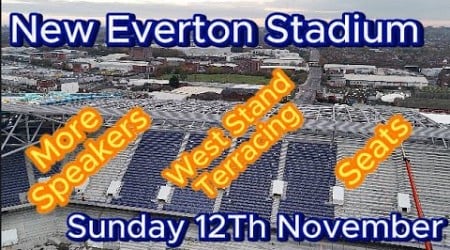 new Everton FC Stadium Bramley Moore Dock - 12 november latest progress update - #efc #everton