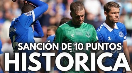 SANCIÓN HISTÓRICA DE LA PREMIER LEAGUE AL EVERTON