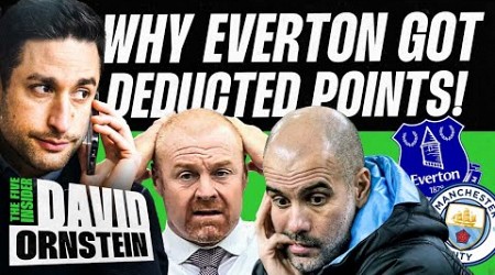 David Ornstein Exclusive. Why Everton Got Deducted 10 points. Will Man City Suffer From 114 Charges?