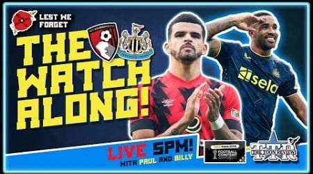 Bournemouth v Newcastle United Live Watchalong