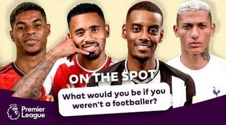 Premier League players put on the Spot ft. Rashford, Isak, Jesus &amp; Richarlison