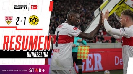 ¡EL DORTMUND NO PUDO VOLVER AL TRIUNFO Y CAE EN LA BUNDESLIGA! | Stuttgart 2-1 B. Dortmund | RESUMEN