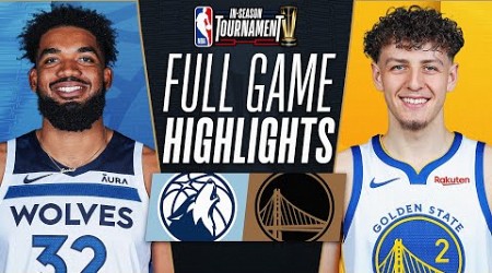 TIMBERWOLVES at WARRIORS | NBA IN-SEASON TOURNAMENT 