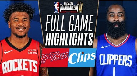 ROCKETS at CLIPPERS | NBA IN-SEASON TOURNAMENT 