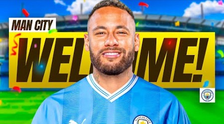 Neymar JR Signs For Man City...