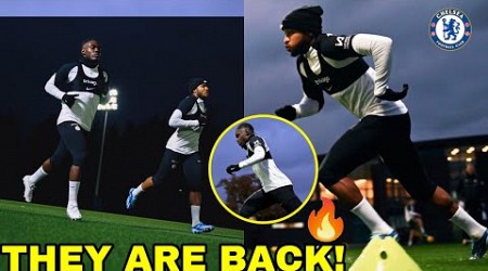 Christopher Nkunku &amp; Roméo Lavia Join Serious Chelsea Training!