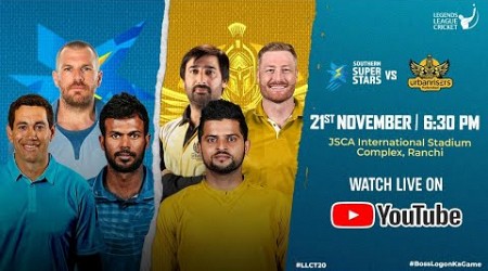 Live: Southern Super Stars VS Urbanrisers Hyderabad | Legends League Cricket 2023 | Match 3