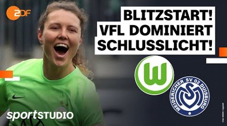 VfL Wolfsburg – MSV Duisburg | Frauen-Bundesliga, 8. Spieltag Saison 2023/24 | sportstudio