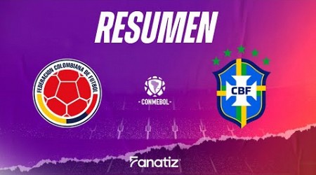 Colombia 2-1 Brasil: Resumen Extendido, goles y highlights del partido por Eliminatorias 2026