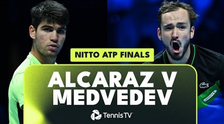 Carlos Alcaraz vs Daniil Medvedev | Nitto ATP Finals 2023 Match Highlights