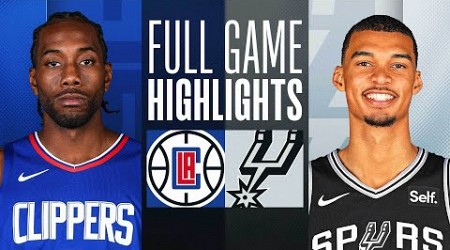 CLIPPERS at SPURS | FULL GAME HIGHLIGHTS | November 20, 2023