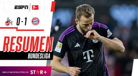 ¡DE LA MANO DE HARRY, A LA CIMA DE LA BUNDESLIGA! | Colonia 0-1 Bayern Munich | RESUMEN