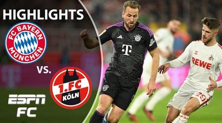 Bayern Munich vs. FC Cologne | Bundesliga Highlights | ESPN FC