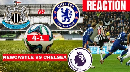 Newcastle vs Chelsea 4-1 Live Stream Premier League Football EPL Match Score reaction Highlights