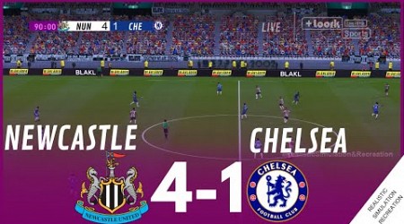 NEWCASTLE vs CHELSEA [4-1] MATCH HIGHLIGHTS • Video Game Simulation &amp; Recreation