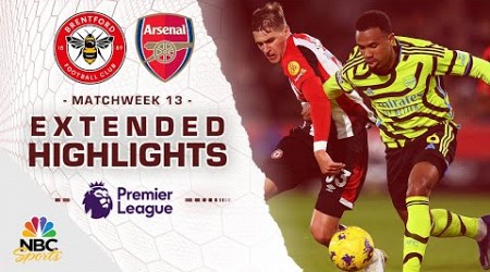 Brentford v. Arsenal | PREMIER LEAGUE HIGHLIGHTS | 11/25/2023 | NBC Sports