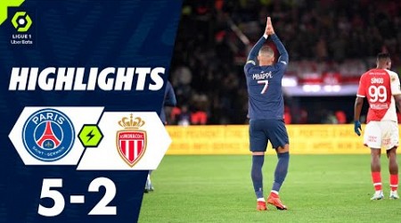 Paris Saint-Germain - AS Monaco 5-2 Résumé | Ligue 1 Uber Eats - 2023/2024