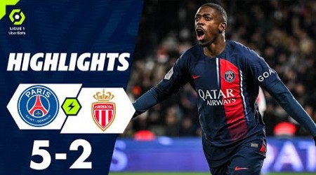 Ousmane Dembélé Goal | Ousmane Dembélé But | PSG vs Monaco Highlights | Ligue 1 2023/24