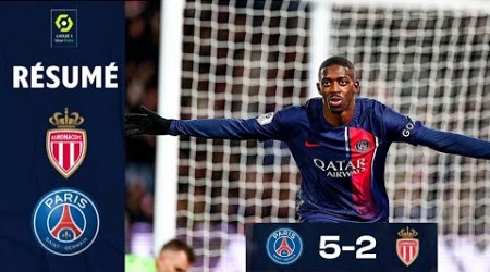 PSG vs AS Monaco (5-2) Résumé | Ligue 1 2023/24