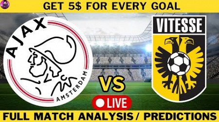 Ajax vs Vitesse Live | Eredivisie 2023 | Full Match Today