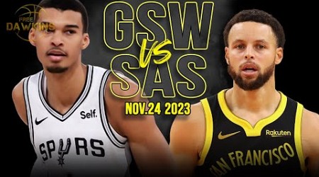 Golden State Warriors vs San Antonio Spurs Full Game Highlights | Nov 24, 2023 | FreeDawkins