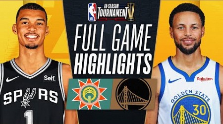 SPURS at WARRIORS | NBA IN-SEASON TOURNAMENT 