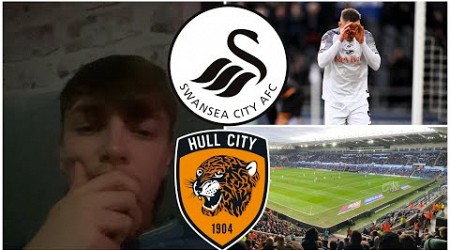 A TALE OF TWO HALVES! | SWANSEA CITY 2-2 HULL CITY| MATCHDAY VLOG