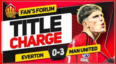 MAINOO CLASS! GARNACHO SCREAMER! Everton 0-3 Man United | LIVE Fan Forum