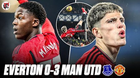 SENSATIONAL Garnacho &amp; Mainoo! | EVERTON 0-3 MAN UTD | Goal Of The Season...WOW