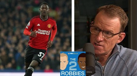 Kobbie Mainoo was &#39;pretty special&#39; for Man United v. Everton | The 2 Robbies Podcast | NBC Sports