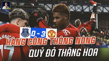 EVERTON 0 - 3 MAN UNITED: HÀNG CÔNG THÔNG NÒNG, QUỶ ĐỎ GIÀNH CHIẾN THẮNG TƯNG BỪNG