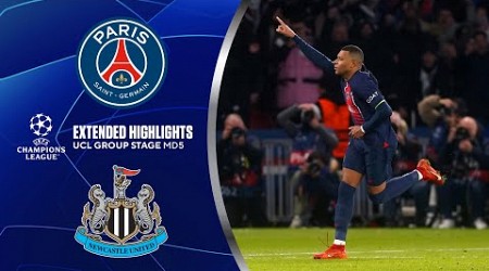 Paris Saint-Germain vs. Newcastle United: Extended Highlights | UCL Group Stage MD 5 | CBS Sports