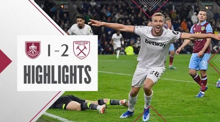 Burnley 1-2 West Ham | Late Soucek Winner Gives Hammers Victory! | Premier League Highlights