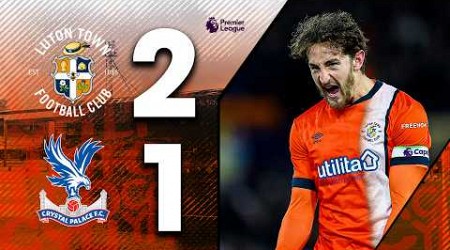 Luton 2-1 Crystal Palace | Our first home PL win! 