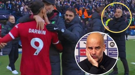 &quot;Emotional&quot; | What Jurgen Klopp and Pep Guardiola said on post-match &#39;altercation&#39; with Darwin Nunez