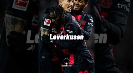 Bayer Leverkusen ist der erste Verein der Bundesliga-Geschichte der… 