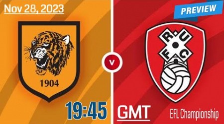 EFL Championship | Hull City vs. Rotherham United - prediction, team news, lineups | Preview