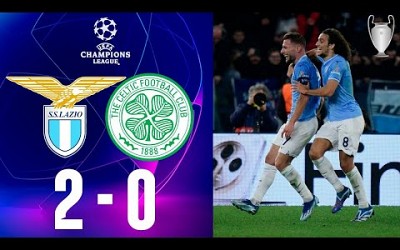 gol de Ciro Immobile oggi | Lazio vs Celtic 2-0 Highlights | UEFA Champions League 2023/24