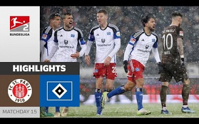 HSV Comes Back After An Embarrassing Start! | St. Pauli - Hamburger SV | Highlights | Bundesliga 2