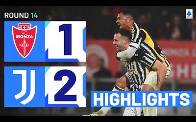 MONZA-JUVENTUS 1-2 | HIGHLIGHTS | Gatti smashes home a last-minute winner | Serie A 2023/24