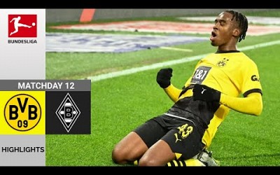 Borussia Dortmund - Borussia M&#39;gladbach | 4:2 | Zusammenfassung | Bundesliga 2023-24 | BVB Gladbach