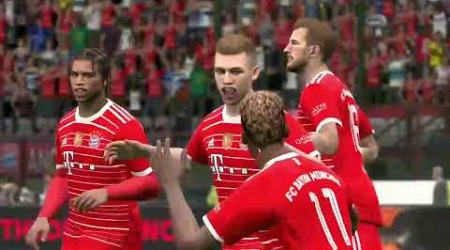 PESS Game Play Bayern Munich agenst Ajent v crazy football 2023