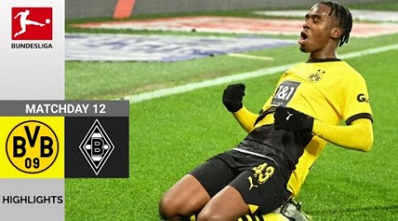 Borussia Dortmund - Borussia M&#39;gladbach | 4:2 | Zusammenfassung | Bundesliga 2023-24 | BVB Gladbach