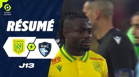 FC NANTES - HAVRE AC (0 - 0) - Résumé - (FCN - HAC) / 2023-2024