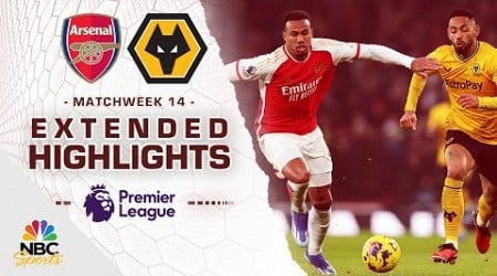 Arsenal v. Wolves | PREMIER LEAGUE HIGHLIGHTS | 12/2/2023 | NBC Sports