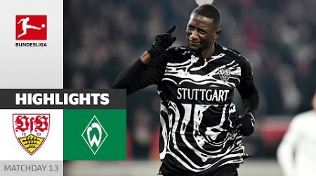 Guirassy - Who Else? | VfB Stuttgart - Bremen 2-0 | Highlights | Matchday 13 – Bundesliga 2023/24