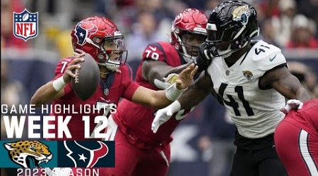 Jacksonville Jaguars vs. Houston Texans | 2023 Week 12 Game Highlights