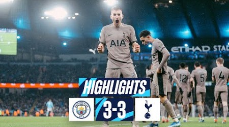 MAN CITY 3-3 TOTTENHAM HOTSPUR // PREMIER LEAGUE HIGHLIGHTS // INCREDIBLE LATE DRAMA AT THE ETIHAD